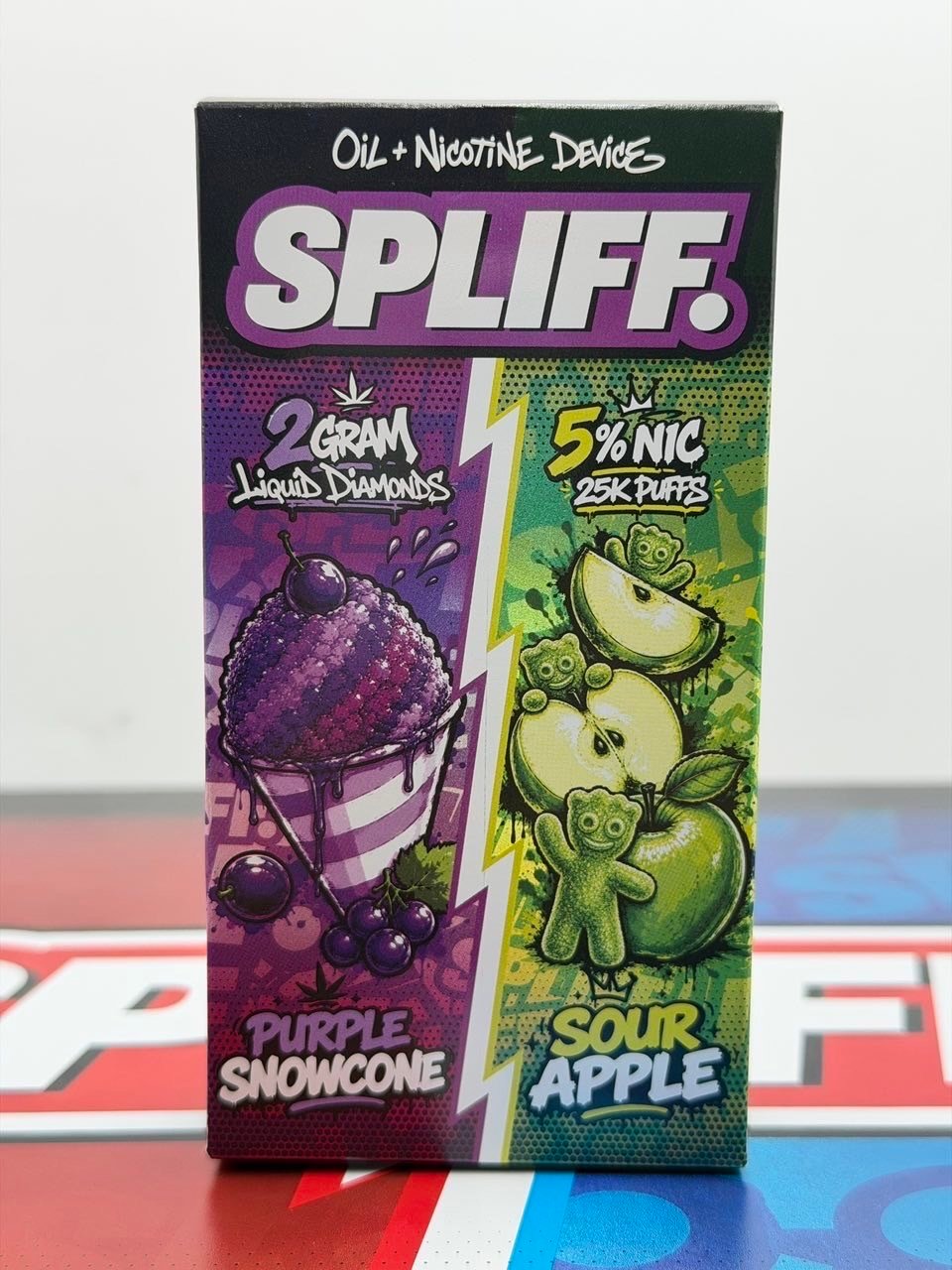 spliff 2g disposable + nicotine